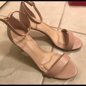 Kelly & Katie Kirstie blush pink heel sandal 8.5